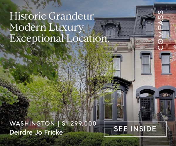 The ad Hugo built for 1302 R St NW, headlined Historic Grandeur, Modern Luxury, Exceptional Location