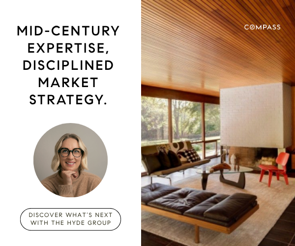 Ashley Hyde brand ad, headlined Mid-century expertise, disciplined market strategy